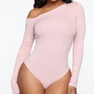 Fashion Nova One Shoulder Bodysuit